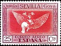 Spain 1930 Goya 25 CTS Red Edifil 522